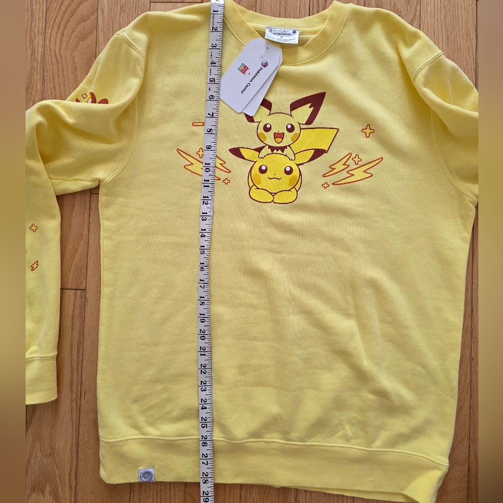 Pokémon Center × OMOCAT: Electric Type Midweight Crew Neck Sweatshirt, Medium - Picture 11 of 11